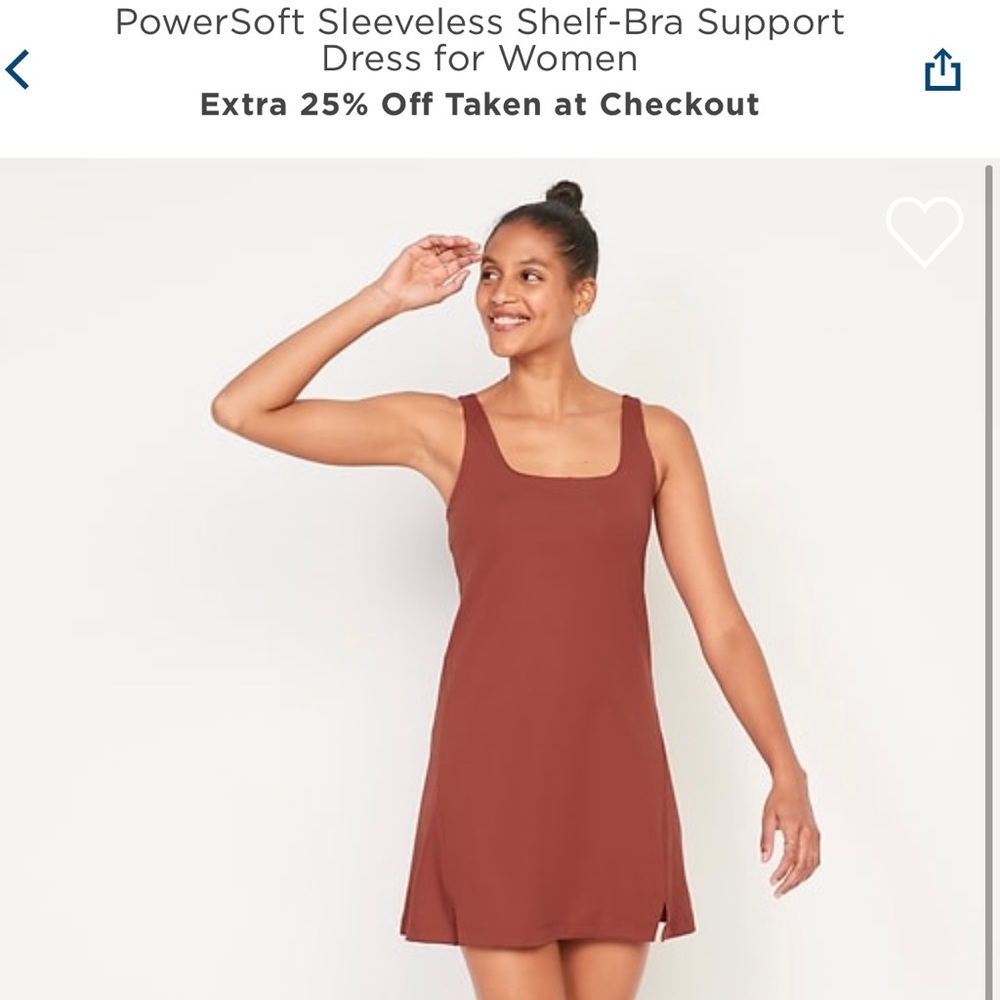 Old Navy PowerSoft sleeveless dress